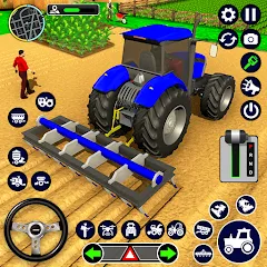 Скачать Real Tractor Driving Simulator (Реальный симулятор вождения трактора) [МОД: Меню, Бесконечные монеты и Открытые уровни] | Взлом Real Tractor Driving Simulator на Андроид