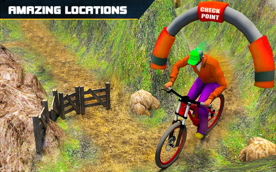 BMX Boy Bike Stunt Rider Game (БМХ) [МОД: Бесконечные деньги, Монеты и Мега MOD] Screenshot 4