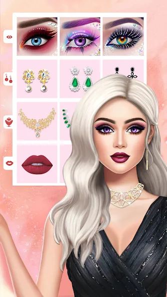 DIY Makeup: Beauty Makeup Game [МОД: Меню, Бесконечные монеты и Открытые уровни] Screenshot 2