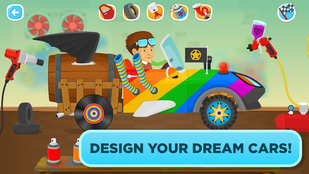 Garage Master - games for kids [МОД: Бесконечные деньги, Монеты и Мега MOD] Screenshot 3