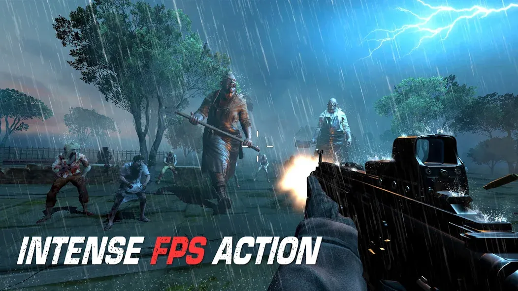 Zombie Hunter - Shooting Game (Зомби Хантер) [МОД: Деньги, Монеты и Меню MOD] Screenshot 1