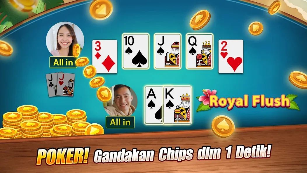 LUXY Domino Gaple QiuQiu Poker (Лукси Домино Гапл Киукиу Покер) [МОД: Все открыто, Дополнительные деньги и Меню MOD] Screenshot 3