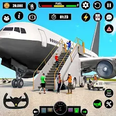 Скачать Airplane Simulator Plane Games [МОД: Бесконечные деньги, Монеты и Мега MOD] | Взлом Airplane Simulator Plane Games на Андроид