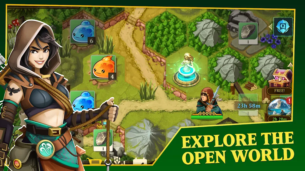 Hero Legacy: Adventure RPG (Хиро Легаси) [МОД: Меню, Бесконечные монеты и Открытые уровни] Screenshot 1