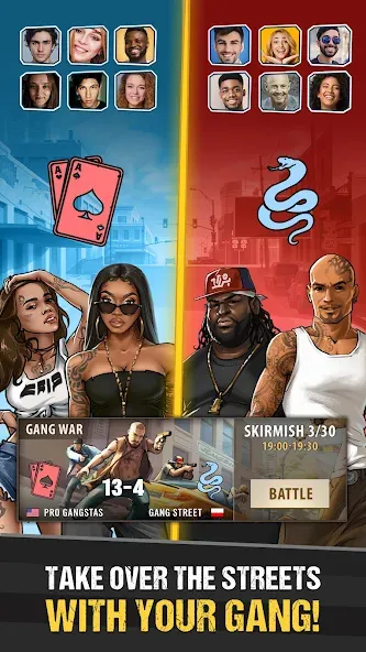 The Gang: Street Mafia Wars (Зэ Гэнг) [МОД: Все открыто, Дополнительные деньги и Меню MOD] Screenshot 3