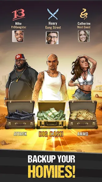 The Gang: Street Mafia Wars (Зэ Гэнг) [МОД: Все открыто, Дополнительные деньги и Меню MOD] Screenshot 5