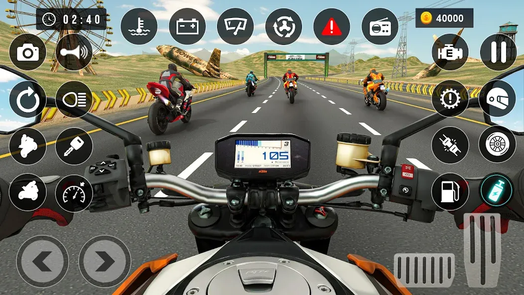 Bike Racing Games - Bike Game (Байк Рейсинг Геймс) [МОД: Много монет, Открытые уровни и Мега MOD] Screenshot 2