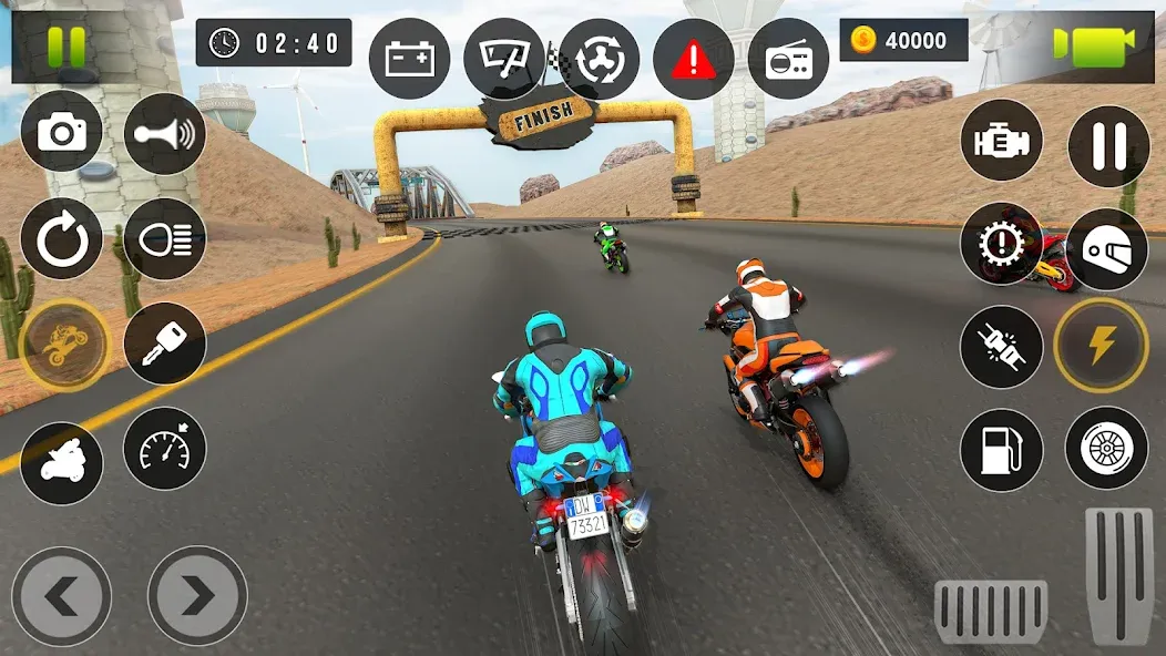 Bike Racing Games - Bike Game (Байк Рейсинг Геймс) [МОД: Много монет, Открытые уровни и Мега MOD] Screenshot 5