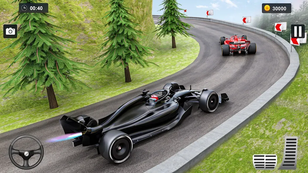 Formula Car Stunt - Car Games (Формула автомобиль трюк) [МОД: Все открыто, Дополнительные деньги и Меню MOD] Screenshot 1