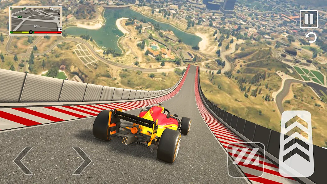 Formula Car Stunt - Car Games (Формула автомобиль трюк) [МОД: Все открыто, Дополнительные деньги и Меню MOD] Screenshot 3