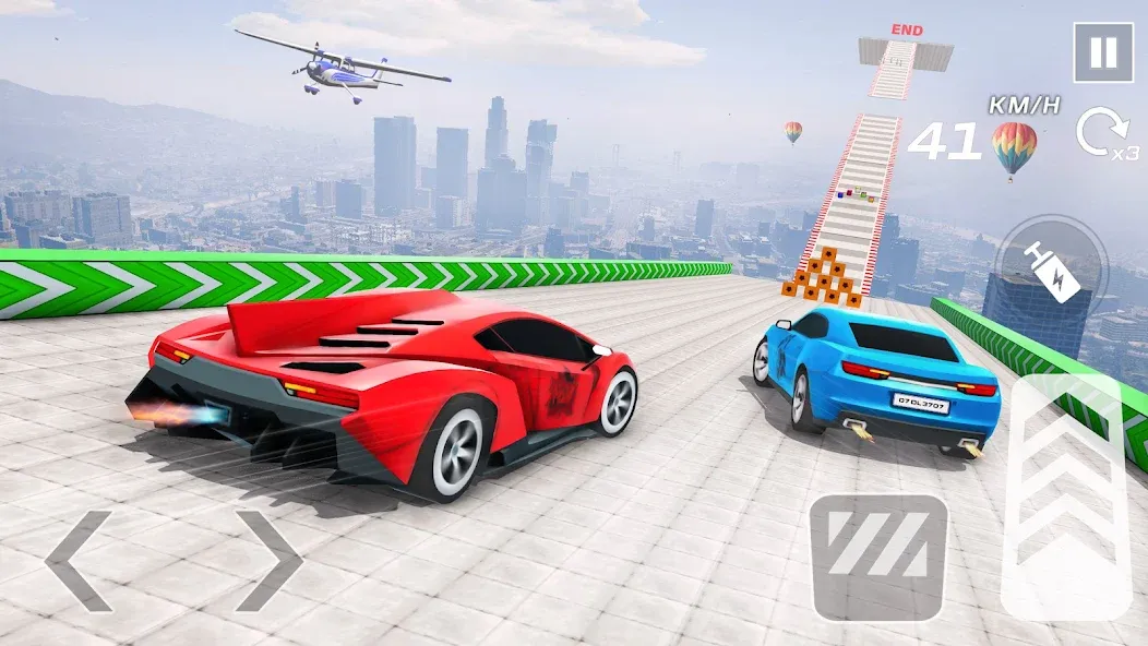 Car Games 3D - GT Car Stunts (ДжиТи Кар Стантс) [МОД: Деньги, Монеты и Меню MOD] Screenshot 1