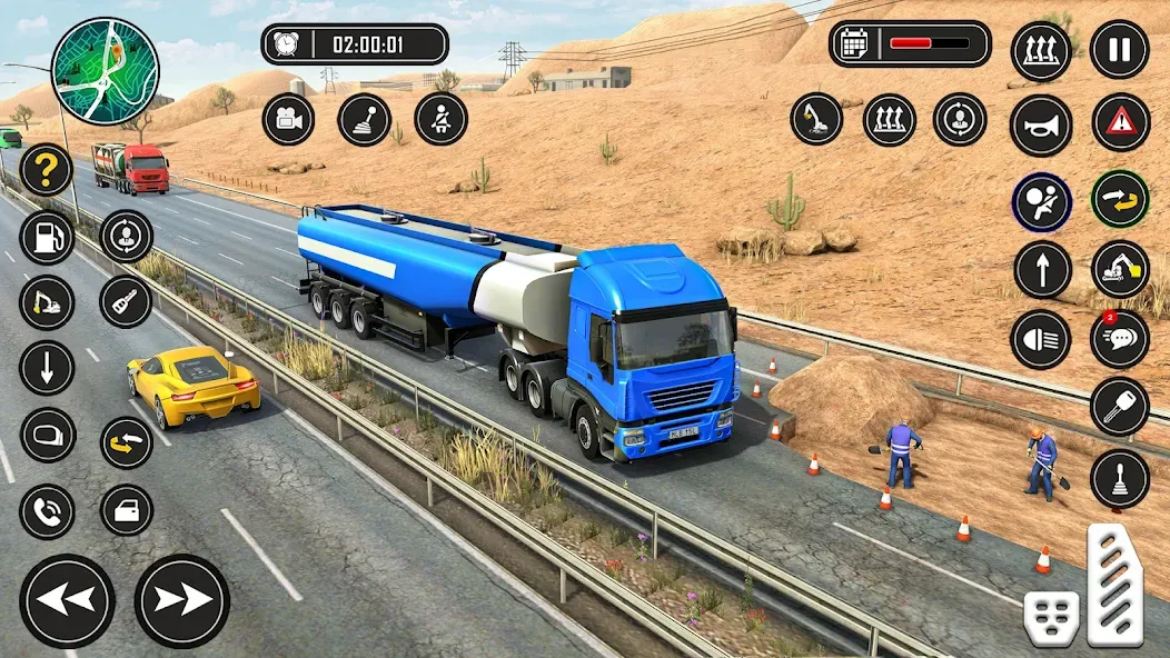 Truck Simulator - Truck Games (Трак Симулятор) [МОД: Меню, Бесконечные монеты и Открытые уровни] Screenshot 1
