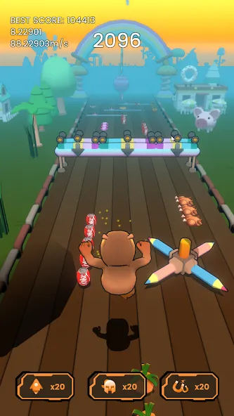 Hippo Dash (Хиппо Дэш) [МОД: Меню, Бесконечные монеты и Открытые уровни] Screenshot 3