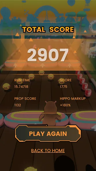 Hippo Dash (Хиппо Дэш) [МОД: Меню, Бесконечные монеты и Открытые уровни] Screenshot 4