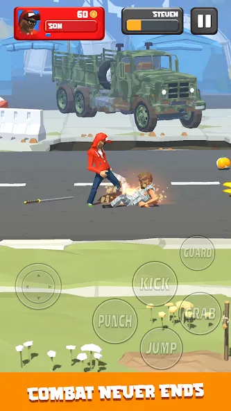 City Fighter: Vertical Limit (Сити Файтер) [МОД: Меню, Бесконечные монеты и Открытые уровни] Screenshot 1