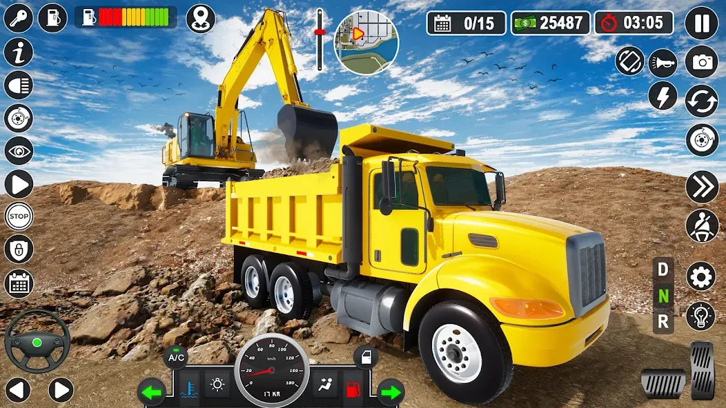 Construction Games Simulator [МОД: Меню, Бесконечные монеты и Открытые уровни] Screenshot 2
