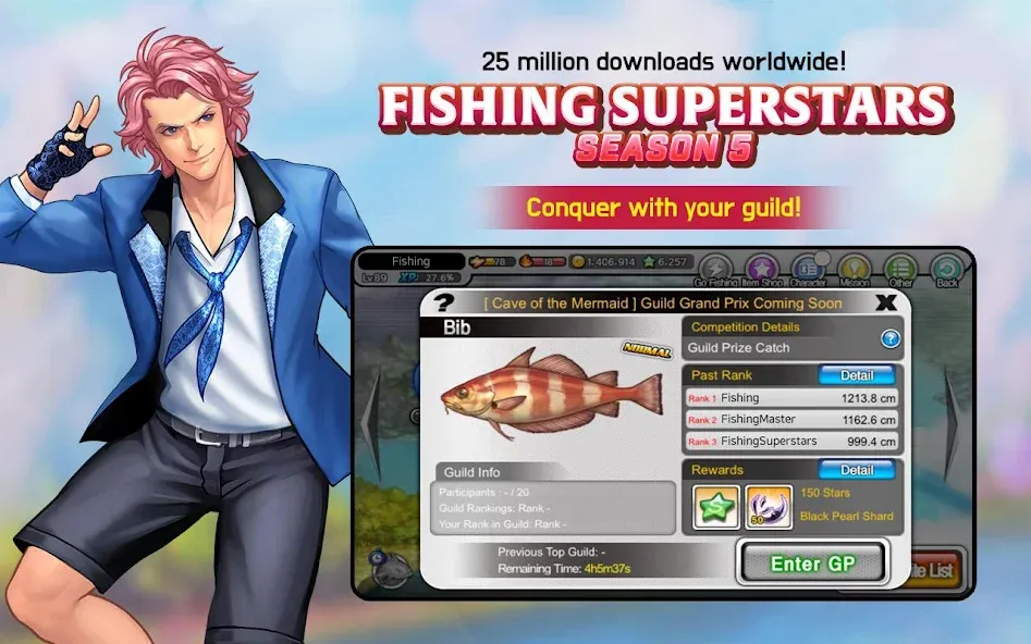 Fishing Superstars (Фишинг Суперзвезды) [МОД: Бесконечные деньги, Монеты и Мега MOD] Screenshot 2