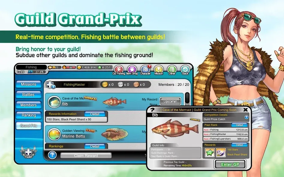 Fishing Superstars (Фишинг Суперзвезды) [МОД: Бесконечные деньги, Монеты и Мега MOD] Screenshot 3
