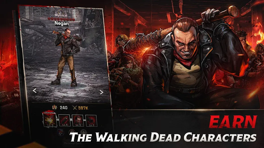 The Walking Dead: All-Stars (Зе Вокинг Дед) [МОД: Все открыто, Дополнительные деньги и Меню MOD] Screenshot 3