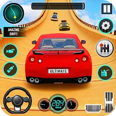 Скачать Racing Car Stunt | Stunt Race (Рейсинг Кар Стант) [МОД: Меню, Бесконечные монеты и Открытые уровни] | Взлом Racing Car Stunt | Stunt Race на Андроид