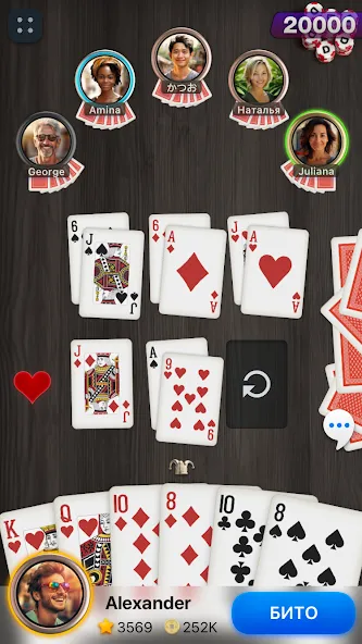 Durak Championship [МОД: Меню, Бесконечные монеты и Открытые уровни] Screenshot 5