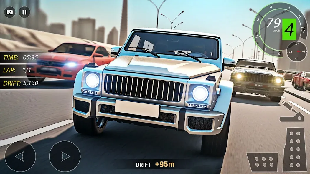 Highway Drifting Racing Games [МОД: Все открыто, Дополнительные деньги и Меню MOD] Screenshot 4