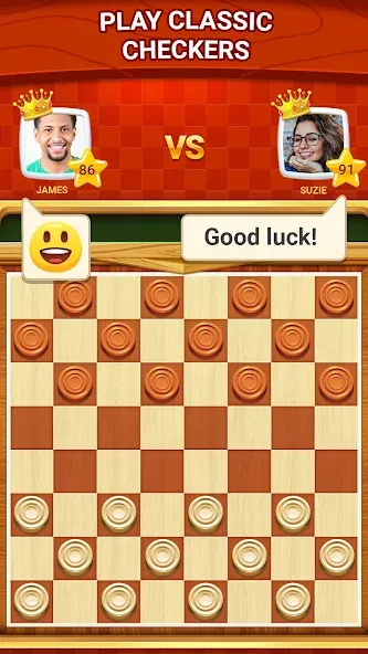 Checkers - Online & Offline [МОД: Бесконечные деньги, Монеты и Мега MOD] Screenshot 1