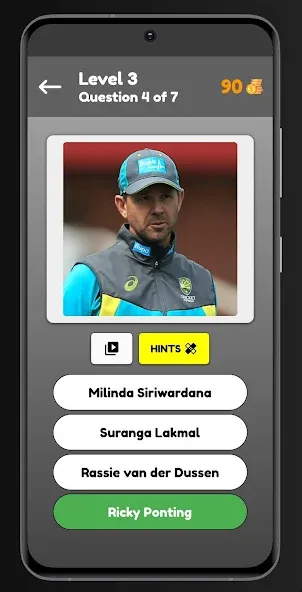 Cricket Quiz (Крикет Квиз) [МОД: Меню, Бесконечные монеты и Открытые уровни] Screenshot 1
