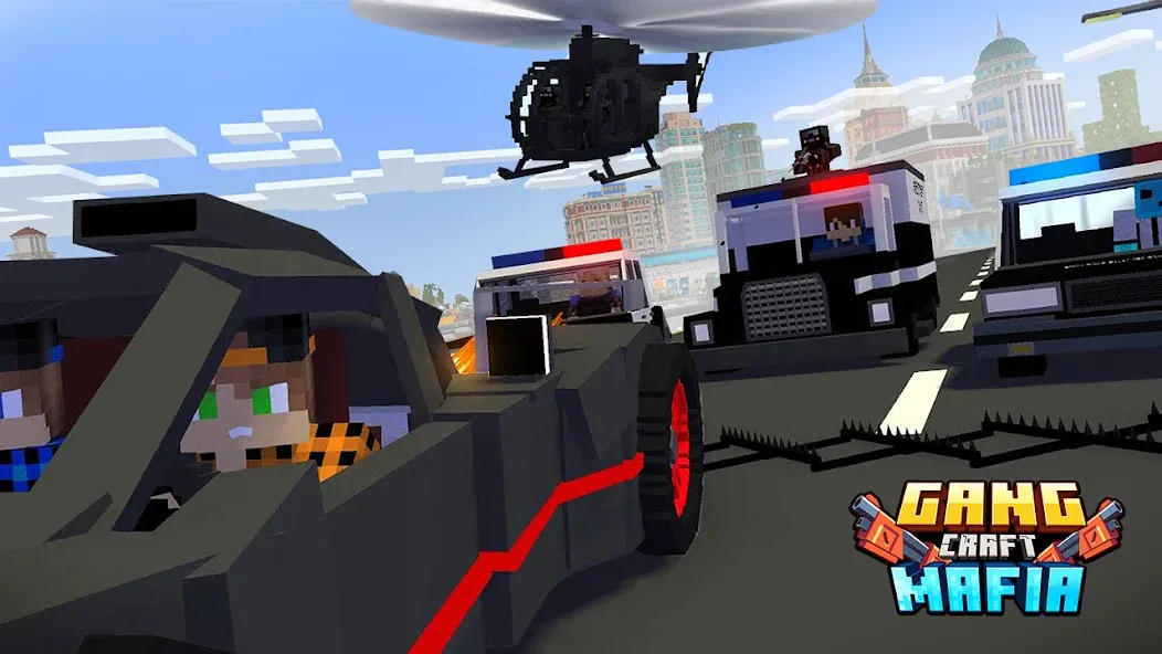 Gang Craft Mafia (Гэнг Крафт Мафия) [МОД: Бесконечные деньги, Монеты и Мега MOD] Screenshot 1