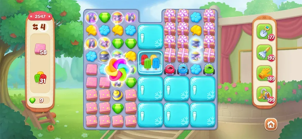 Garden Affairs: Design & Match (Гарден Эфферс) [МОД: Много денег, Монет и Все открыто] Screenshot 4