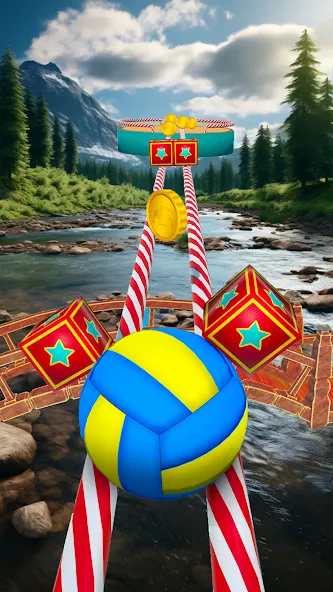 Fast Ball Jump - Going Ball 3d (Скай Болл Джамп) [МОД: Все открыто, Дополнительные деньги и Меню MOD] Screenshot 2