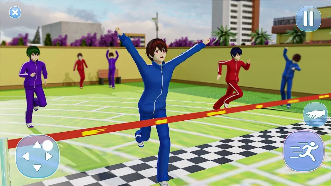 Anime Boy High School Life 3d [МОД: Много денег, Монет и Все открыто] Screenshot 3
