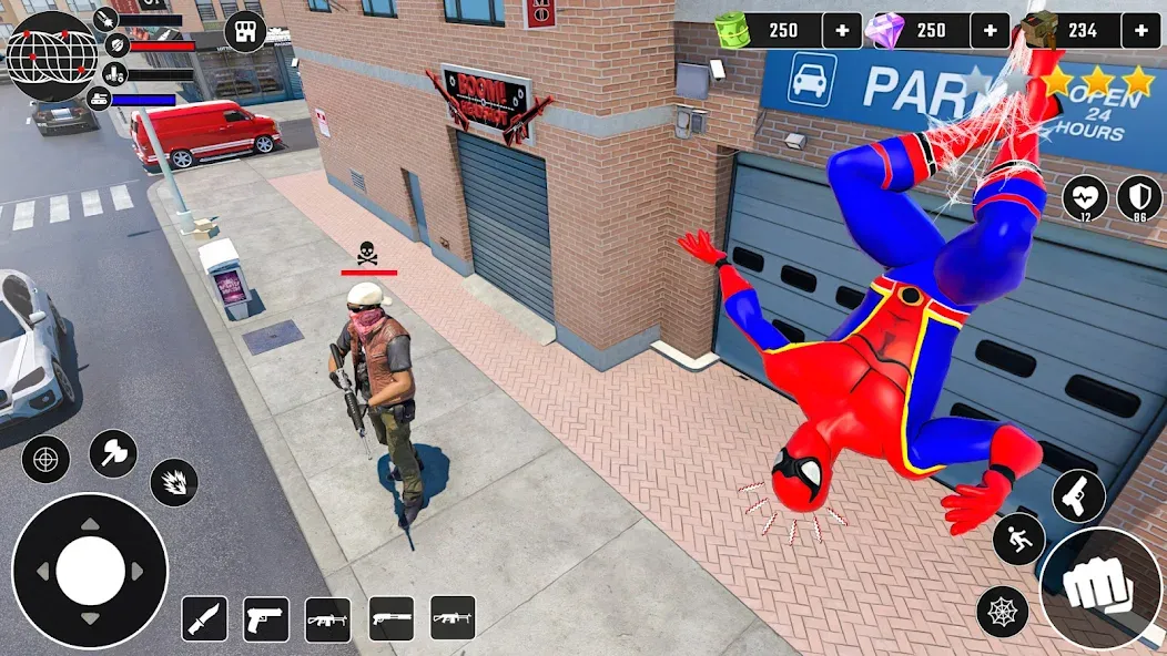 Miami Superhero: Spider Games [МОД: Много денег, Монет и Все открыто] Screenshot 3