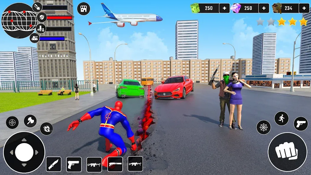 Miami Superhero: Spider Games [МОД: Много денег, Монет и Все открыто] Screenshot 4
