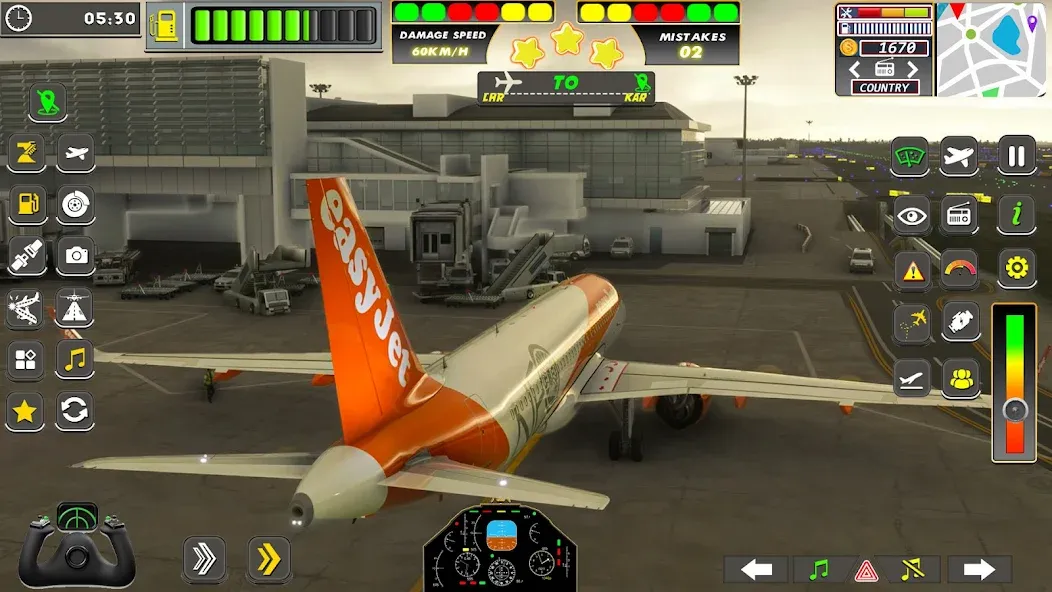 Real Flight Sim Airplane Games (Реал Флайт Сим Авиасимуляторы игры на самолеты) [МОД: Деньги, Монеты и Меню MOD] Screenshot 4