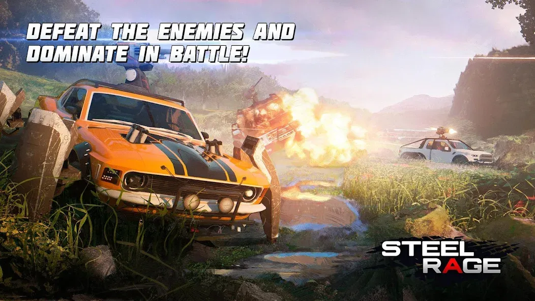 Steel Rage: Mech Cars PvP War (Стил Рейдж) [МОД: Бесконечные деньги, Монеты и Мега MOD] Screenshot 2