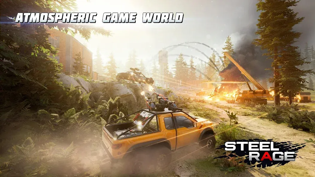 Steel Rage: Mech Cars PvP War (Стил Рейдж) [МОД: Бесконечные деньги, Монеты и Мега MOD] Screenshot 3