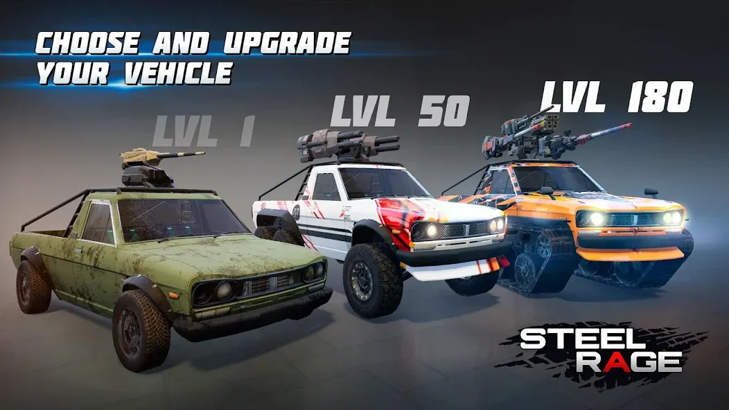 Steel Rage: Mech Cars PvP War (Стил Рейдж) [МОД: Бесконечные деньги, Монеты и Мега MOD] Screenshot 4