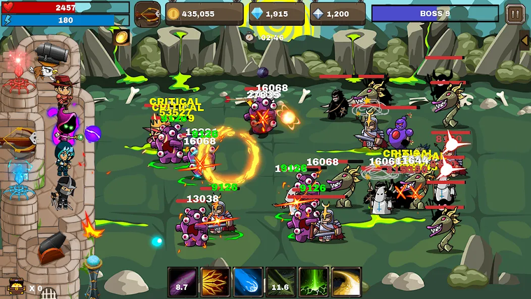 Final Castle Defence:Idle RPG (Финальная Защита Замка) [МОД: Много монет, Открытые уровни и Мега MOD] Screenshot 4
