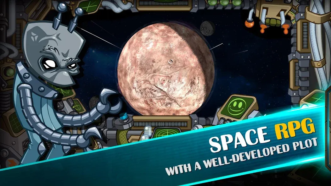 Space Raiders RPG [МОД: Все открыто, Дополнительные деньги и Меню MOD] Screenshot 2