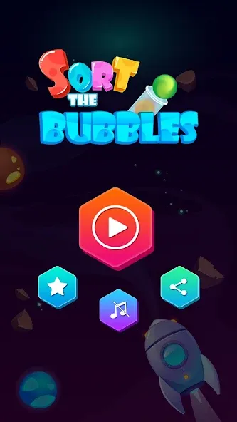 Ball Sort - Bubble Sort Puzzle (Болл Сорт) [МОД: Деньги, Монеты и Меню MOD] Screenshot 1