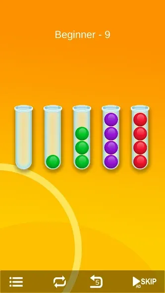 Ball Sort - Bubble Sort Puzzle (Болл Сорт) [МОД: Деньги, Монеты и Меню MOD] Screenshot 4