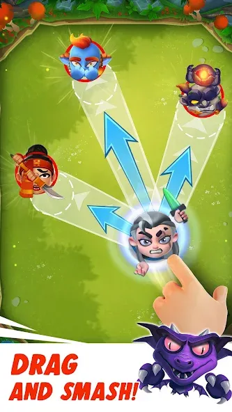 Smashing Four: PvP Hero bump (мэшинг фоур) [МОД: Меню, Бесконечные монеты и Открытые уровни] Screenshot 3