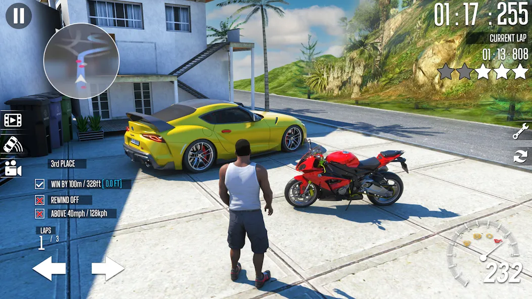 Extreme Car Driving Games [МОД: Много монет, Открытые уровни и Мега MOD] Screenshot 1