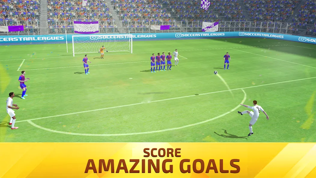 Soccer Star 24 Top Leagues (Футбольная звезда 23 Топ Лиги) [МОД: Все открыто, Дополнительные деньги и Меню MOD] Screenshot 1
