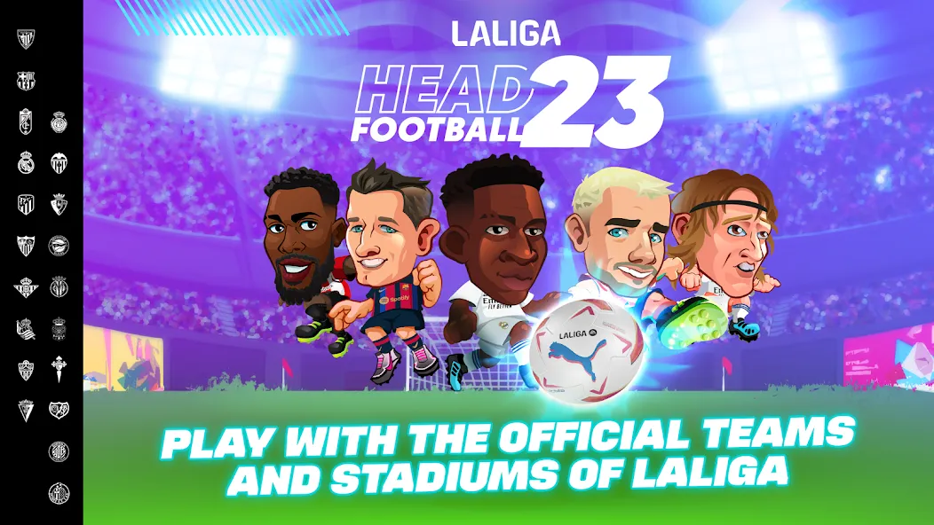 LALIGA Head Football 23 SOCCER (Хед Футбол) [МОД: Меню, Бесконечные монеты и Открытые уровни] Screenshot 1