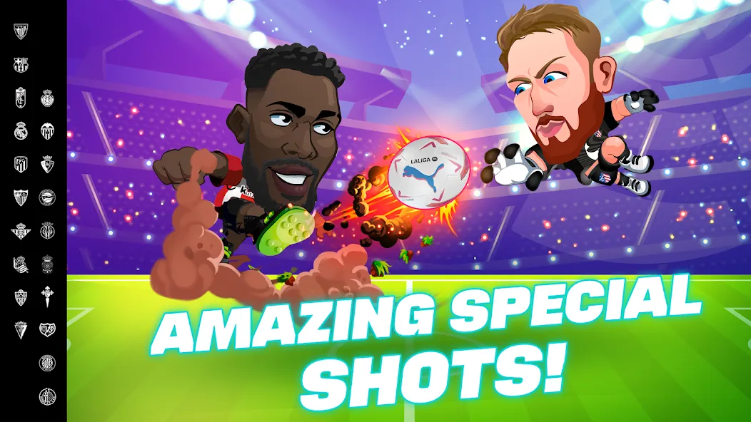 LALIGA Head Football 23 SOCCER (Хед Футбол) [МОД: Меню, Бесконечные монеты и Открытые уровни] Screenshot 2