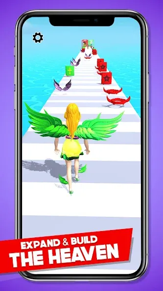 Heaven Life Rush! Paradise Run [МОД: Меню, Бесконечные монеты и Открытые уровни] Screenshot 2