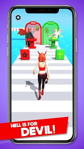 Heaven Life Rush! Paradise Run [МОД: Меню, Бесконечные монеты и Открытые уровни] Screenshot 3