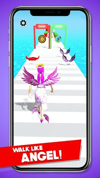 Heaven Life Rush! Paradise Run [МОД: Меню, Бесконечные монеты и Открытые уровни] Screenshot 4